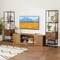 Costway 5-Tier Bookshelf with 4 Open Shelves Storage Drawer Modern Book Storage Organizer Brown/White